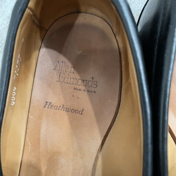 Allen Edmonds Heathwood Black Horsebit Leather Loafer Shoes 51199 Size 11.5 E main image 7